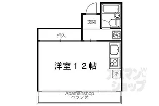 アイビープレイス嵐山【4階】の間取り