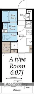 シンセーロ通町【3階】の間取り