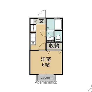ハイグランディ知井宮【C-107号室】の間取り