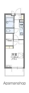 レオパレス中島町【2階】の間取り