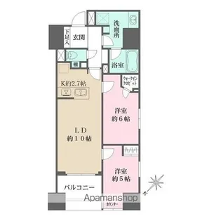 ALTERNA日本橋【6階】の間取り