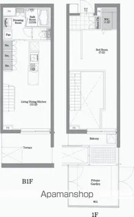 コンフォリア早稲田【1階】の間取り