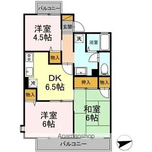 グランディール【2階】の間取り