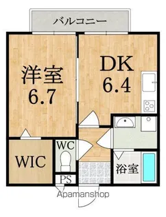 エルクレール【1階】の間取り