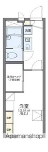 レオパレス半田エザクラ【107号室】の間取り