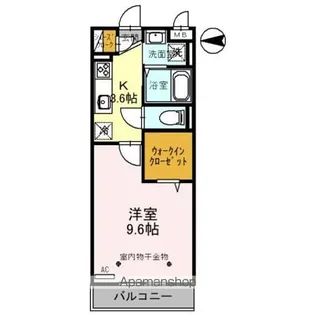 クスコ【3階】の間取り