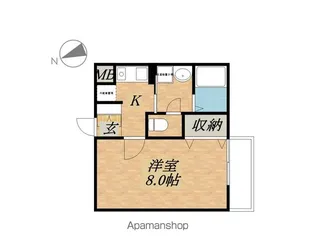 グッドフィールド【205号室】の間取り