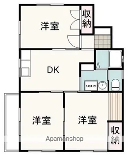 ラ・メール清香B【201号室】の間取り