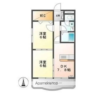 グリーントマト【4階】の間取り