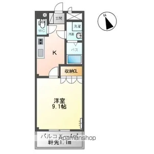 アバンテ・コオリ駅前【2階】の間取り