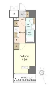 SHOKEN RESIDENCE横浜浅間町【11階】の間取り