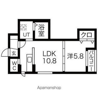 デイトナ【408号室】の間取り