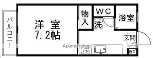 イースト18【202号室】の間取り