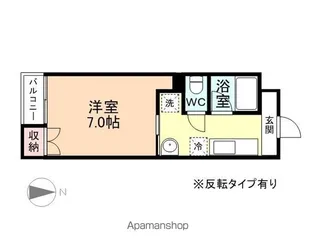 コーポラス春日【3階】の間取り