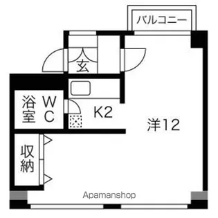 アサヒコートハウス【2階】の間取り