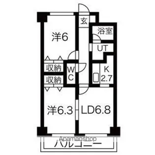 セーフティコート【3階】の間取り