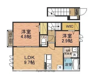 ASCOT船橋【2階】の間取り