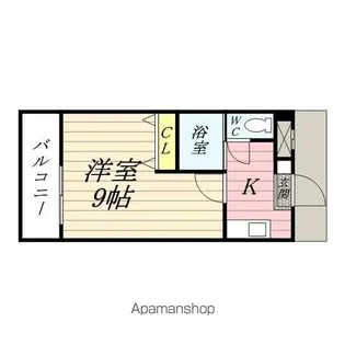 フローラ伊島【2階】の間取り