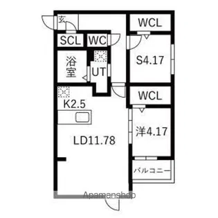 ガイアールS24【3階】の間取り