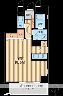 芝公園アパートメント【8階】の間取り