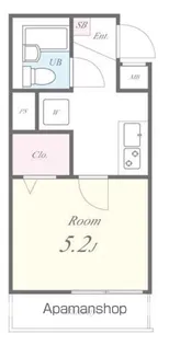 フェルヴェール市川【1階】の間取り