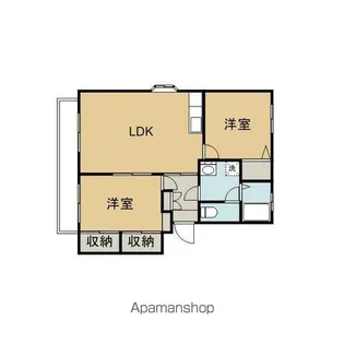 サンハイツ甲田 B棟【1階】の間取り