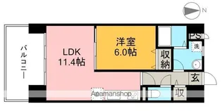 LOTUS COURT【6階】の間取り
