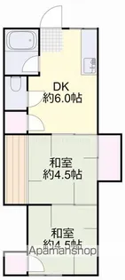 杉岡アパート【2階】の間取り