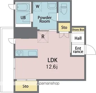 サン・ミッシェル【601号室】の間取り