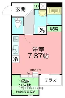 ヴィラ中海岸【1階】の間取り