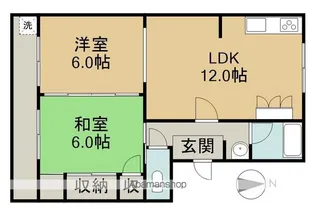 愛媛県新居浜市宇高町1丁目【マンション】の間取り