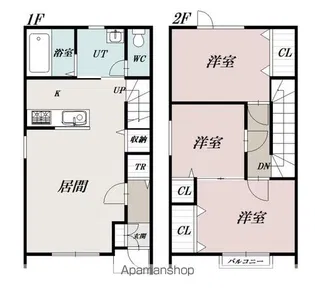 コンフォール豊岡【A号室】の間取り