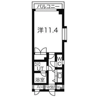 ヴェルシェーヌ桜橋【5階】の間取り