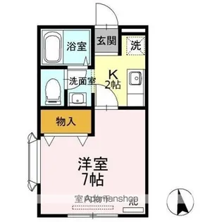 サンティエ【2階】の間取り