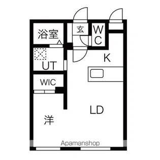 エアフォルク行啓通【2階】の間取り