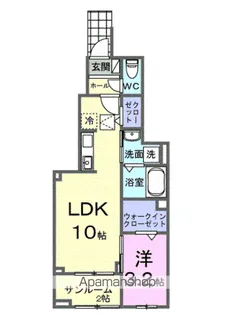 DOMANI(ドマーニ)【1階】の間取り