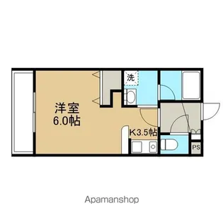 パークコート恵み野【4階】の間取り