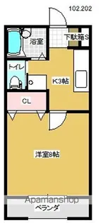 ベジタブルハイツ【1階】の間取り