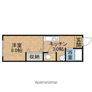 メルフォルン7【1階】の間取り