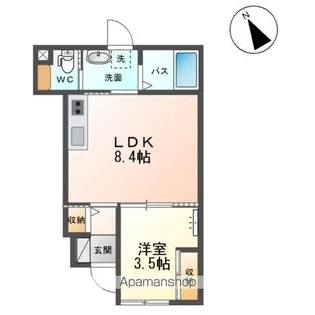 クラウン コート【1階】の間取り
