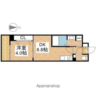 ザ・レジデンスパーク久屋大通【14階】の間取り