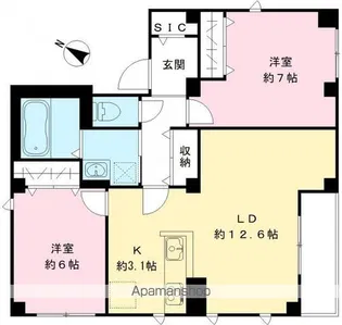 LIEN GARDEN(リアンガーデン)【3号室号室】の間取り