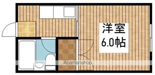 キャッスル米山【202号室】の間取り