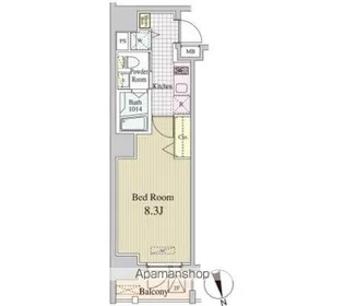 アルプエンテ大手町【5階】の間取り