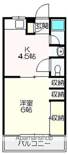 サンハイツ(介良)【303号室】の間取り