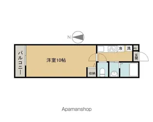 アークリード大津北【305号室】の間取り