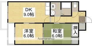 エーデルハイムK【1階】の間取り