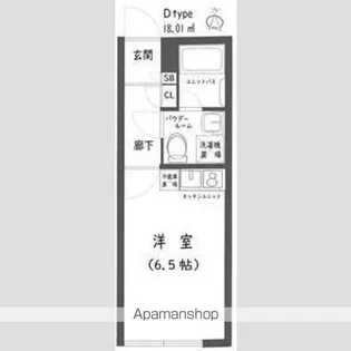 MV.IMP初台【4階】の間取り