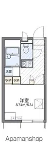 レオパレス山王【1階】の間取り