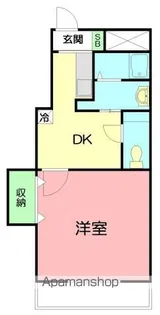 ペイサージュ【106号室】の間取り